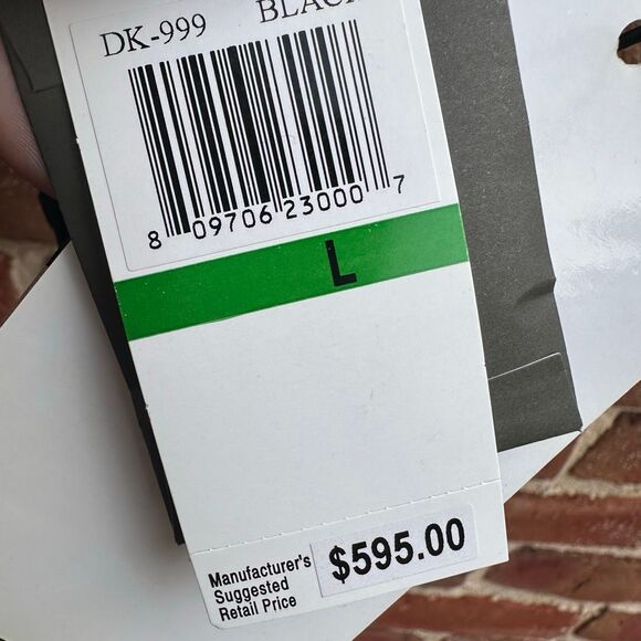 JANE POST $595 High Gloss Trench Coat Black Women’s Large New - Picture 13 of 16